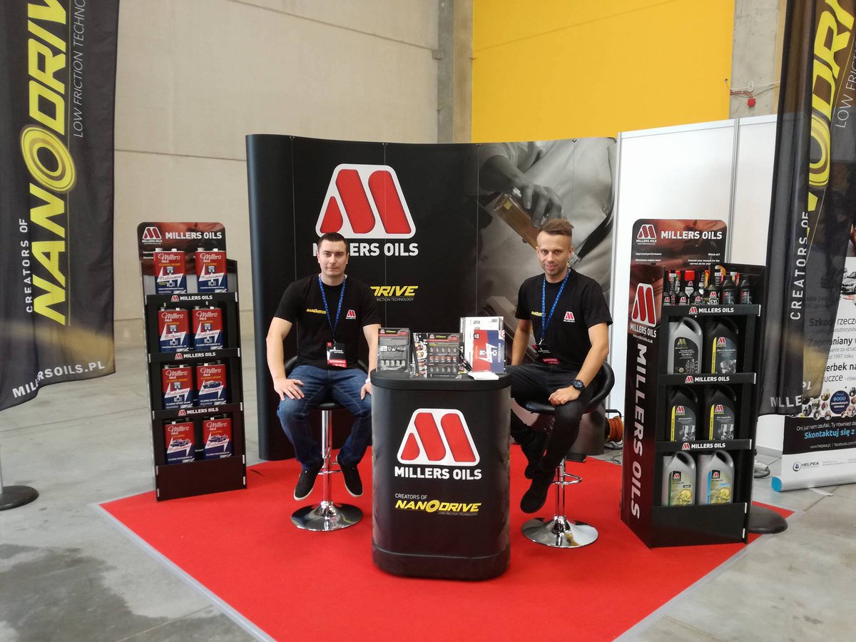 Nasze stanowisko na targach w Ostródzie. <a href="/MillersOilsLtd/">Millers Oils</a>