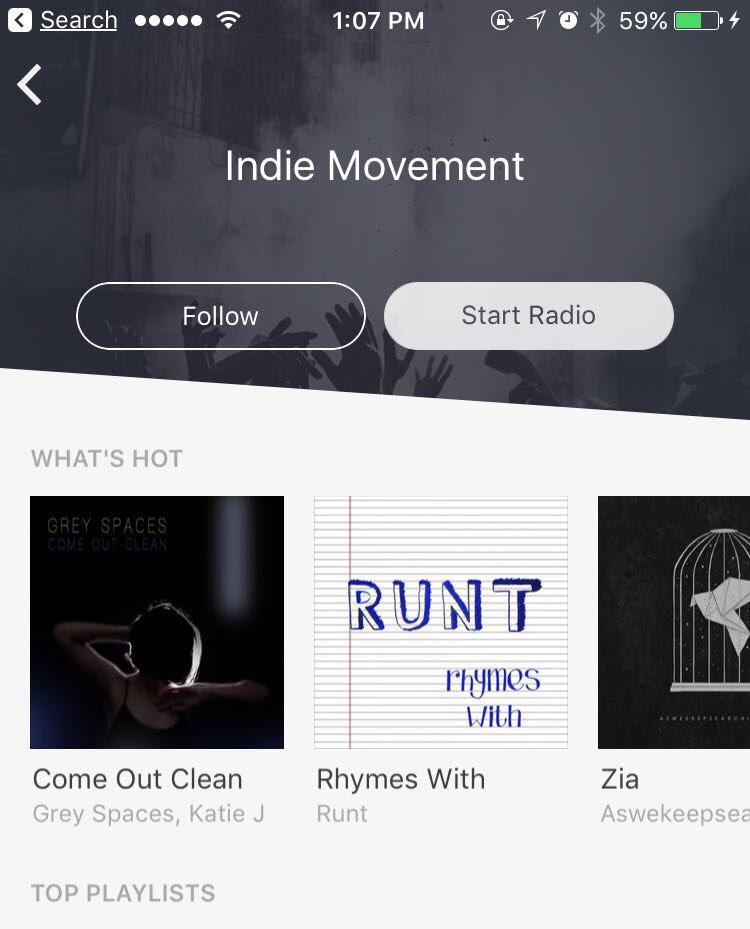 greyspacesmusic's tweet photo. Our song Come Out Clean is topping the indie charts on #saavn! #singlerelease #comeoutclean https://t.co/6oQSb5TWX1
