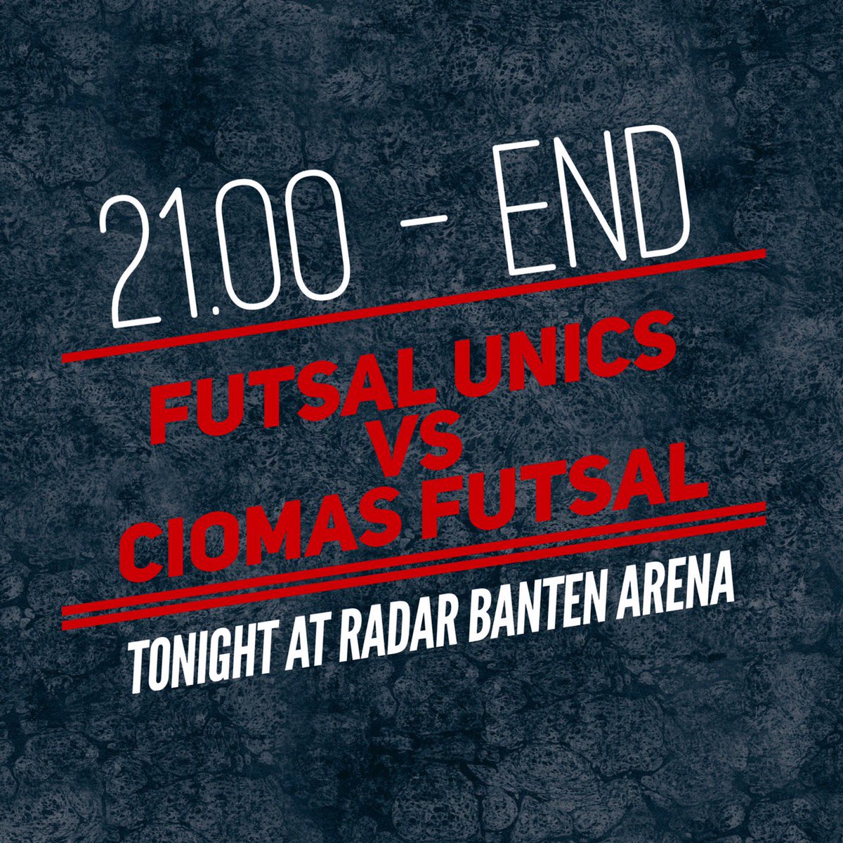 FutsalUNICS's tweet photo. Yuk ramaikan!! @UtdIndonesiaSRG 😎 https://t.co/VQMI7p9dOB