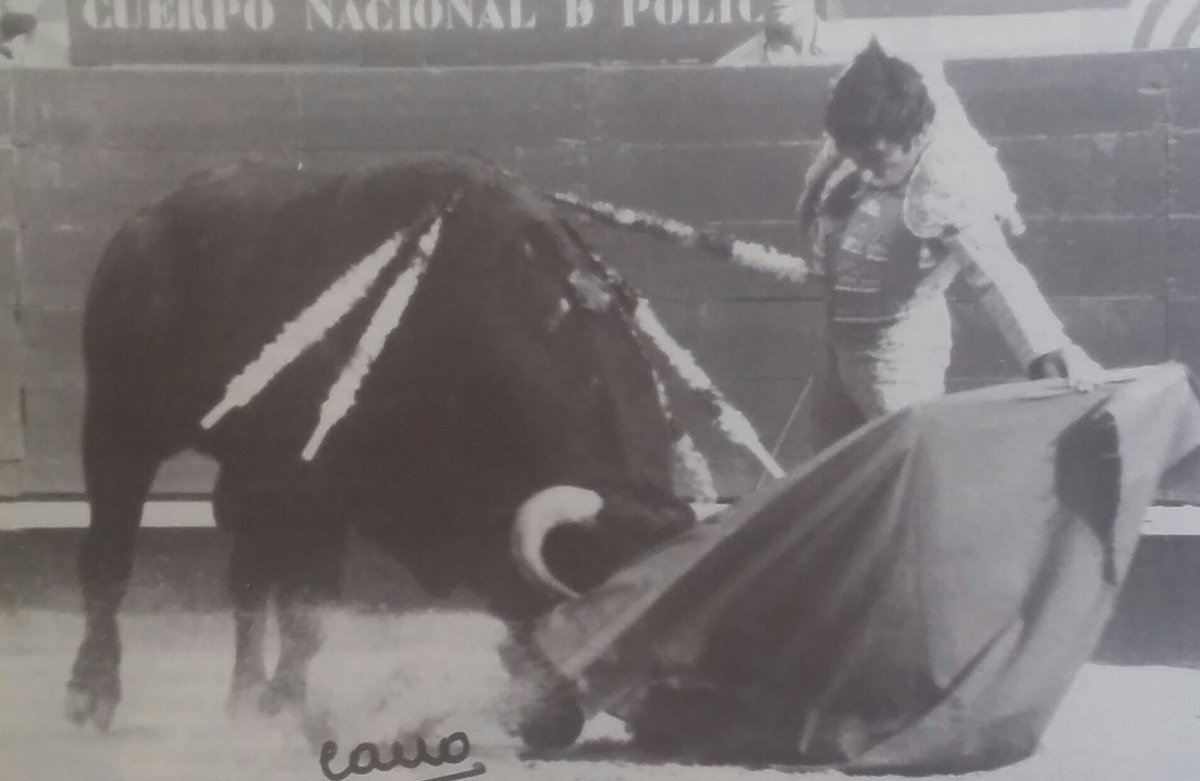Alfonso_Avila73's tweet photo. Valencia 21-7-92. Magistral actuación del MAESTRO Dámaso González ante toros  d @victorinotoros y @sepuinigo . @_MartaGonzalez_ https://t.co/4rJiDfMlEG