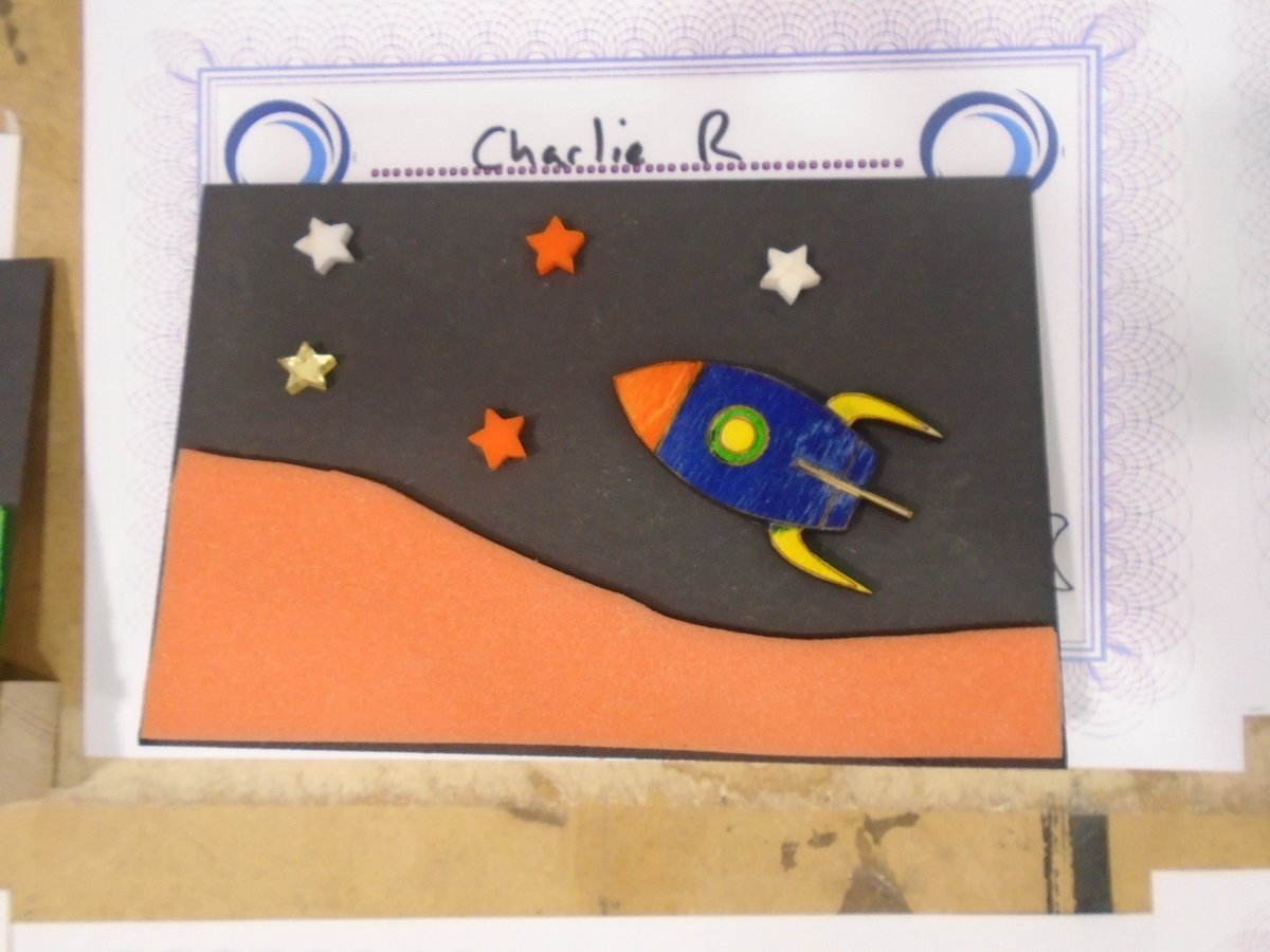 OAN__DT's tweet photo. Thanks to @ScienceOAN for organising a brilliant Y5 Space Day yesterday. We had fun in Technology making Space landscapes #Y5Spaceday https://t.co/IxOzl1mdnv