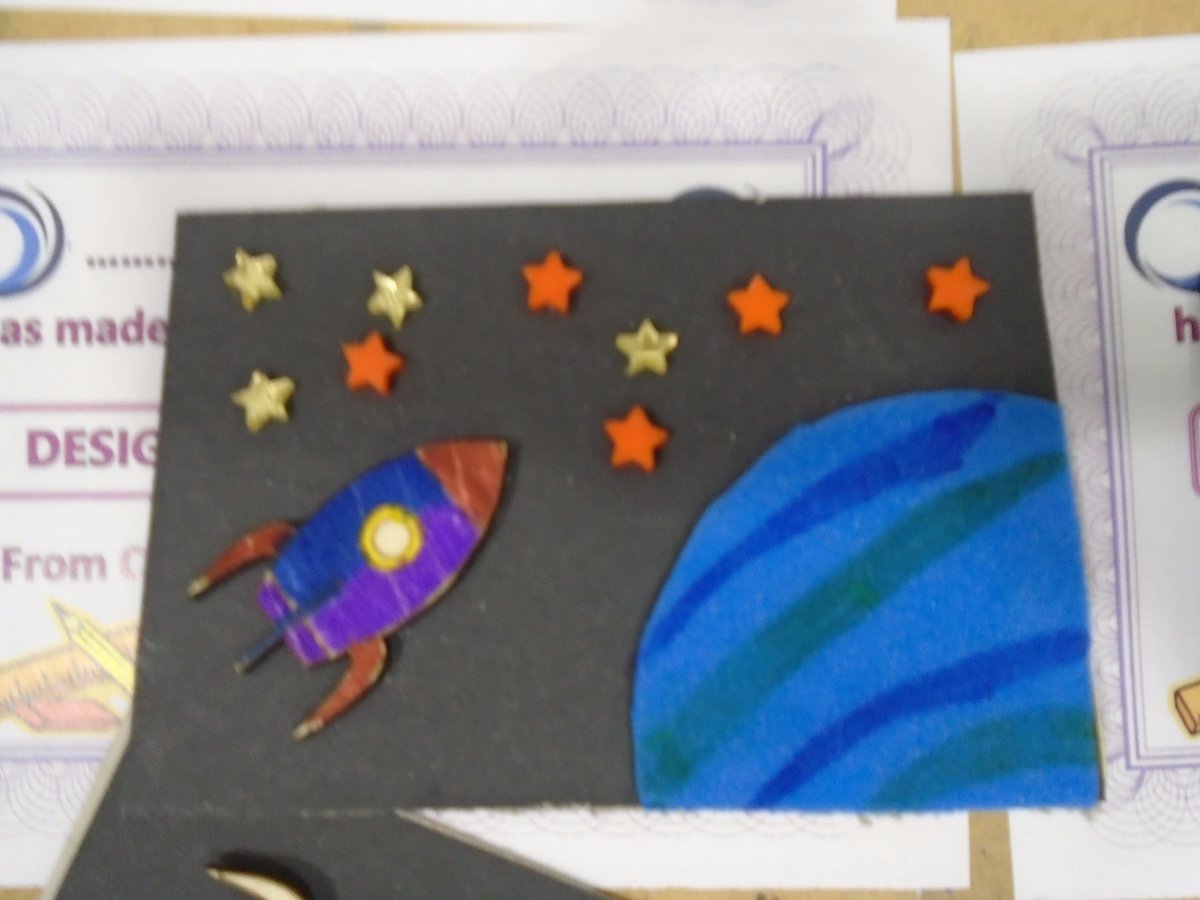 OAN__DT's tweet photo. Thanks to @ScienceOAN for organising a brilliant Y5 Space Day yesterday. We had fun in Technology making Space landscapes #Y5Spaceday https://t.co/IxOzl1mdnv