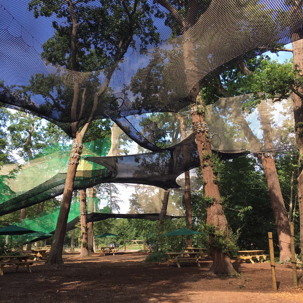GoApeTribe's tweet photo. Our latest adventure, Nets Kingdom, opens tomorrow, and bookings are now live on our website. Yaaay! More info here https://t.co/mrecLmeAM3 https://t.co/cKbWGbND19