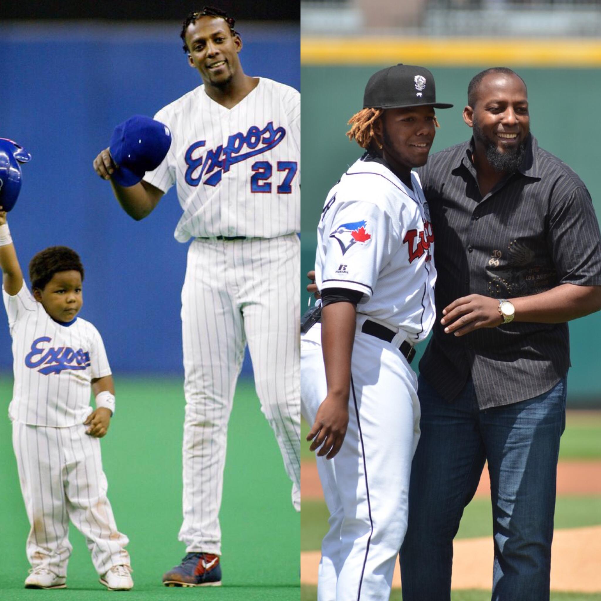 Vladimir Guerrero on X: Before and after. Now my kid is stronger than me.  Thanks God for the blessings!  / X