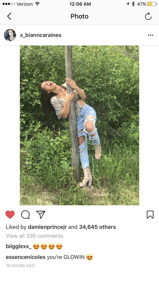 kameronhen's tweet photo. Biannca so pretty to me she always look nice and her personality is outstanding #TeamBee @bianncarraines Love you Biannca ❤️ https://t.co/KNgGtQbOmO