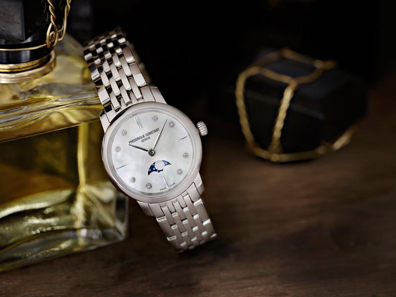 FConstantIndia's tweet photo. The bright &amp; beautiful FC-206’s signature Moonphase design stands atop a Mother of Pearl dial, with 8 diamonds
more: https://t.co/nTMUWR1ol5 https://t.co/TdxCMtCGvu