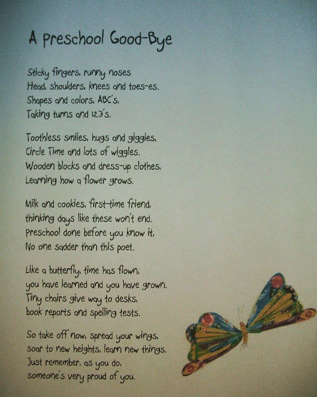 Lillyass's tweet photo. Tome to say goodbye to preschool.. 😢 #growingtoofast #proudofmyboy #endofanera #mummasgonnacry 😢 https://t.co/E7FLHGBfm0
