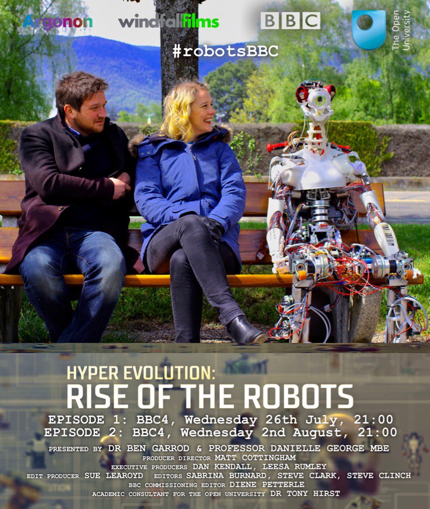 JamesBurstall's tweet image. A newbie from @windfall_films @Argonon. #robotsBBC