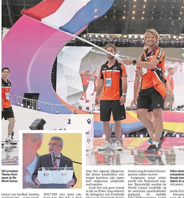 Prachtige PR voor sportkledingmerk#Erima <a href="/TheWorldGamesNL/">The World Games NL</a> Interesse in een aantrekkelijk kledingpakket?Neem contact op: info@mutasport.nl