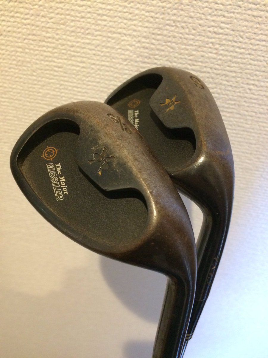 タッキー 衝動買いで勝っちゃった Tmj のミサイラー 間違いなく名器の１つだと思う 新製品も良いけど 昔の名器もいいよね ソールは多少傷はあるものの比較的綺麗 見てこのグース 今のクラブにはない独特の形状 早く試したい Tmj ミサイラー
