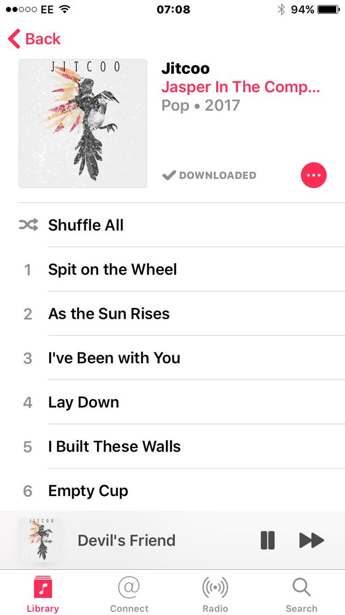 RothwellO's tweet photo. Awesome album downloaded this morning! Great sound! This will be played many times over 👍🏼 @JasperITCOO #jitcoo https://t.co/SUY4CMxvBU