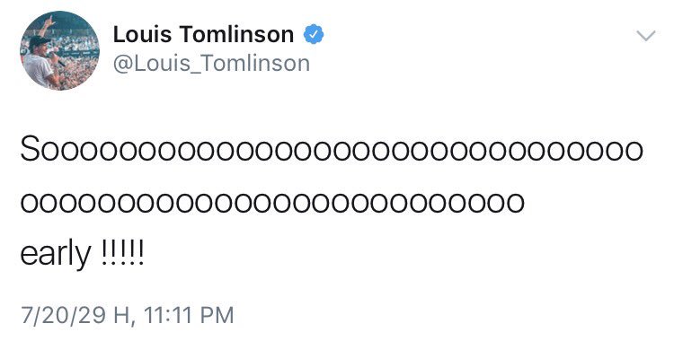 【Louis@Louis_Tomlinson ツイート訳】
朝早すぎいいいいいいいいいいいいいいいいいいいい！！！！！