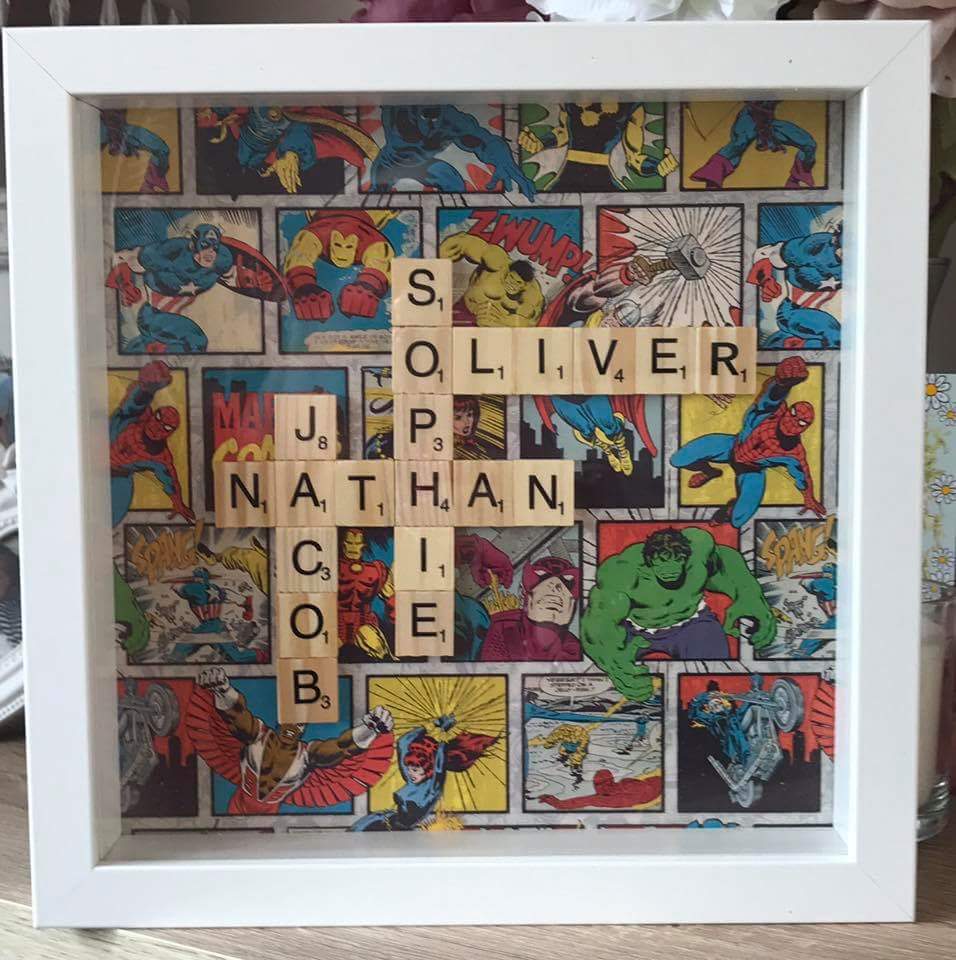 💥Superhero Scrabble Frame💥