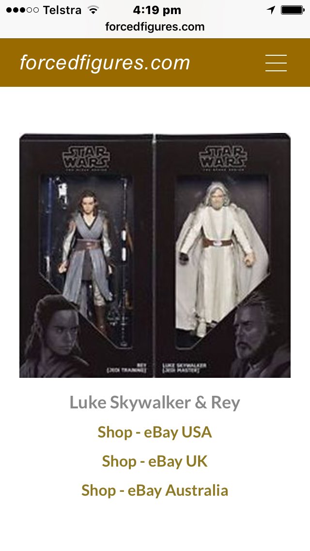 forcedfigures's tweet image. 2017 SDCC Exclusive Black Series - Rey &amp;amp; Luke Skywalker.