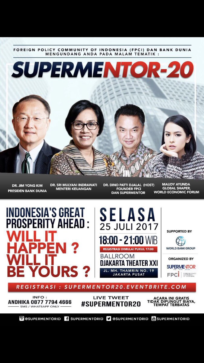 5 hari ke #supermentor20, pastikan kamu sudah terdaftar di supermentor20.eventbrite.com