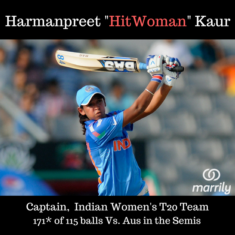 marrily_tweets's tweet photo. Hats off to cricket's latest hurricane...😃 #kaurstrength #HarmanPreetKaur #Harmanpreet https://t.co/OdeKeBFPJJ