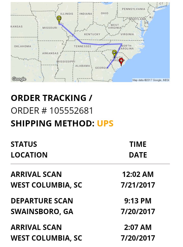capntang's tweet photo. @UPSHelp No help necessary for me, but was worried for that driver. Looks like they've double back to find the correct turn. 😂 https://t.co/T7mtgCpeDQ