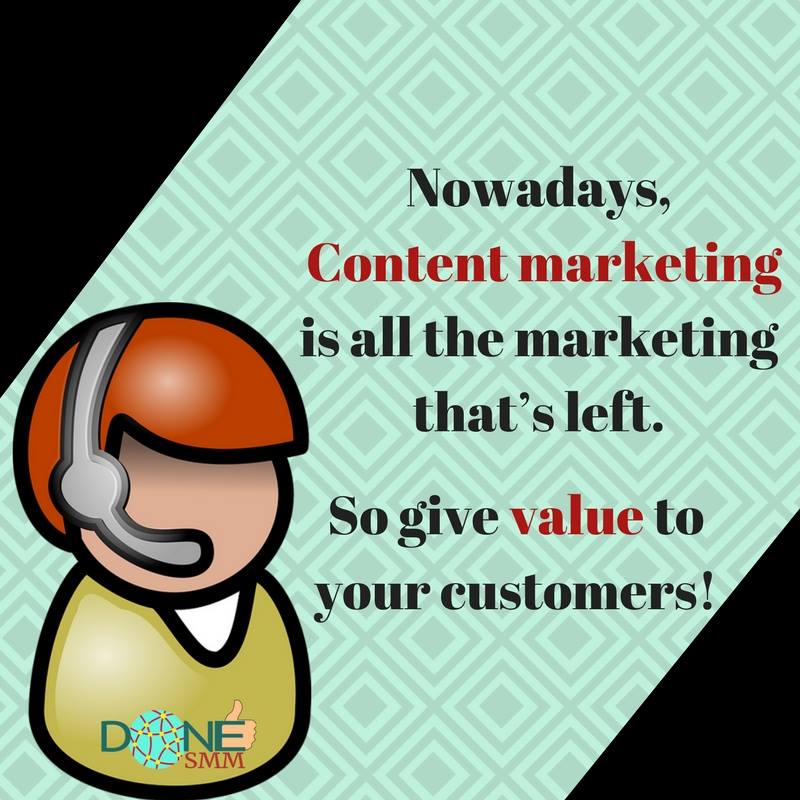 DONE_smmanager's tweet photo. #Content #Marketing nowadays.. https://t.co/LWW7BW2vnV
