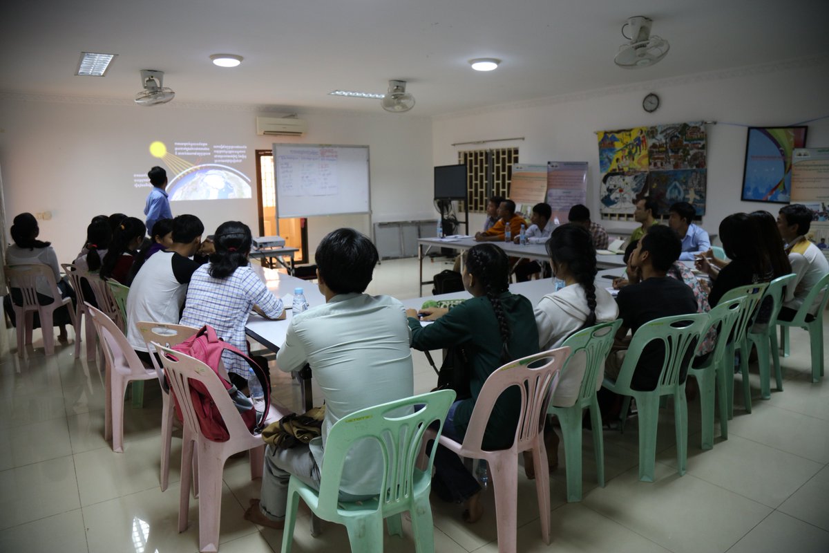 New course on #youth #climate leaders started today. It will follow by three-days field trip to areas affected by #climatechange.