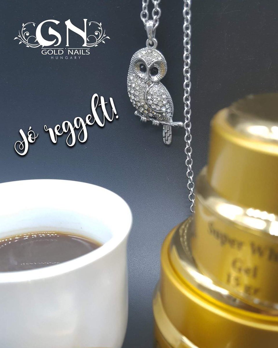 GoldNailsEurope's tweet photo. #GoldMorning#goodmorning#jóreggelt #owl#coffee#GoldNails#műköröm#műkörömalapanyagok#nails#nailartproducts #goldday#golden#sweet#wearego https://t.co/3Vkm4xq44m