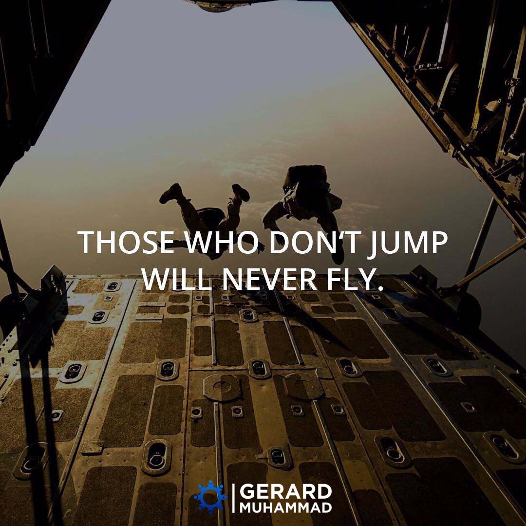 Gemuh's tweet photo. I #jumpandgrowwings  #onthewaydown I am  #chancetaker  #risktaker https://t.co/1T1yvzcbKs