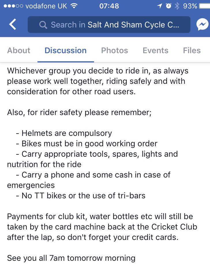 SAScycleclub's tweet photo. Every Saturday, 7am Ashton Way car park.
Lap of the Lakes
#SAS
#collectivecycling https://t.co/PAuTWpg7IT