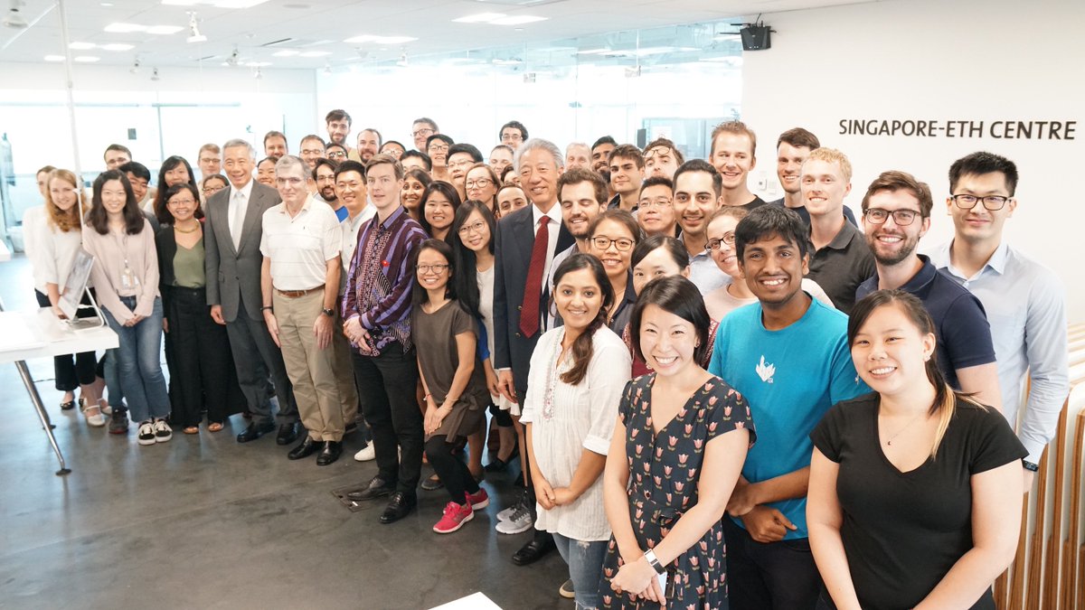 _FCL's tweet photo. Singapore-ETH Centre welcomed Prime Minister Lee Hsien Loong & Deputy Prime Minister Teo Chee Hean today! @CREATE_NRF @ETH_en #VIPFriday https://t.co/ueAse3OPgt