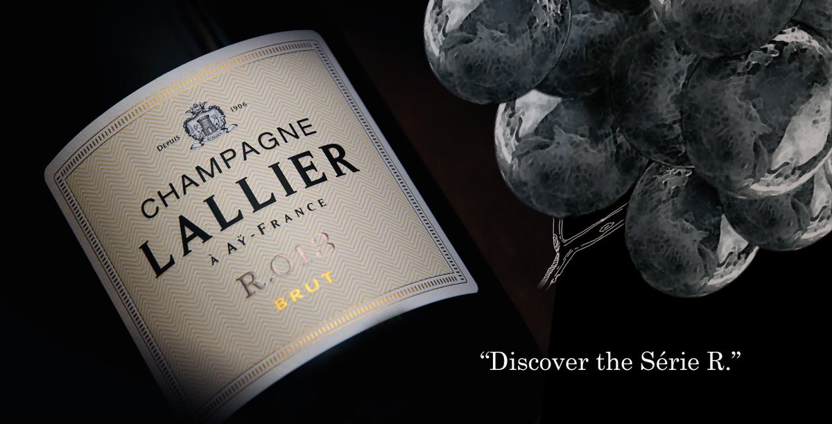 Discover the "Série R." by Champagne LALLIER with our R.013 #champagne #champagnelallier #innovation #wine #pleasure