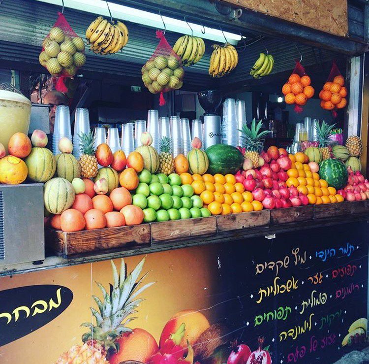 We got our inspiration for Juice &amp; Go from the beautiful fruit stalls in Tel Aviv. #telaviv #Israel #juiceandgo