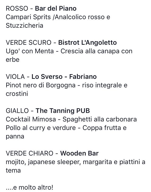 fabricamenti's tweet photo. #fabricamenti dal il via questa sera a #OneBigColours Festival2017 con gli APERITIVI COLORATI per le Vie del Centro storico di #Fabriano https://t.co/wfKWjJ5qMr