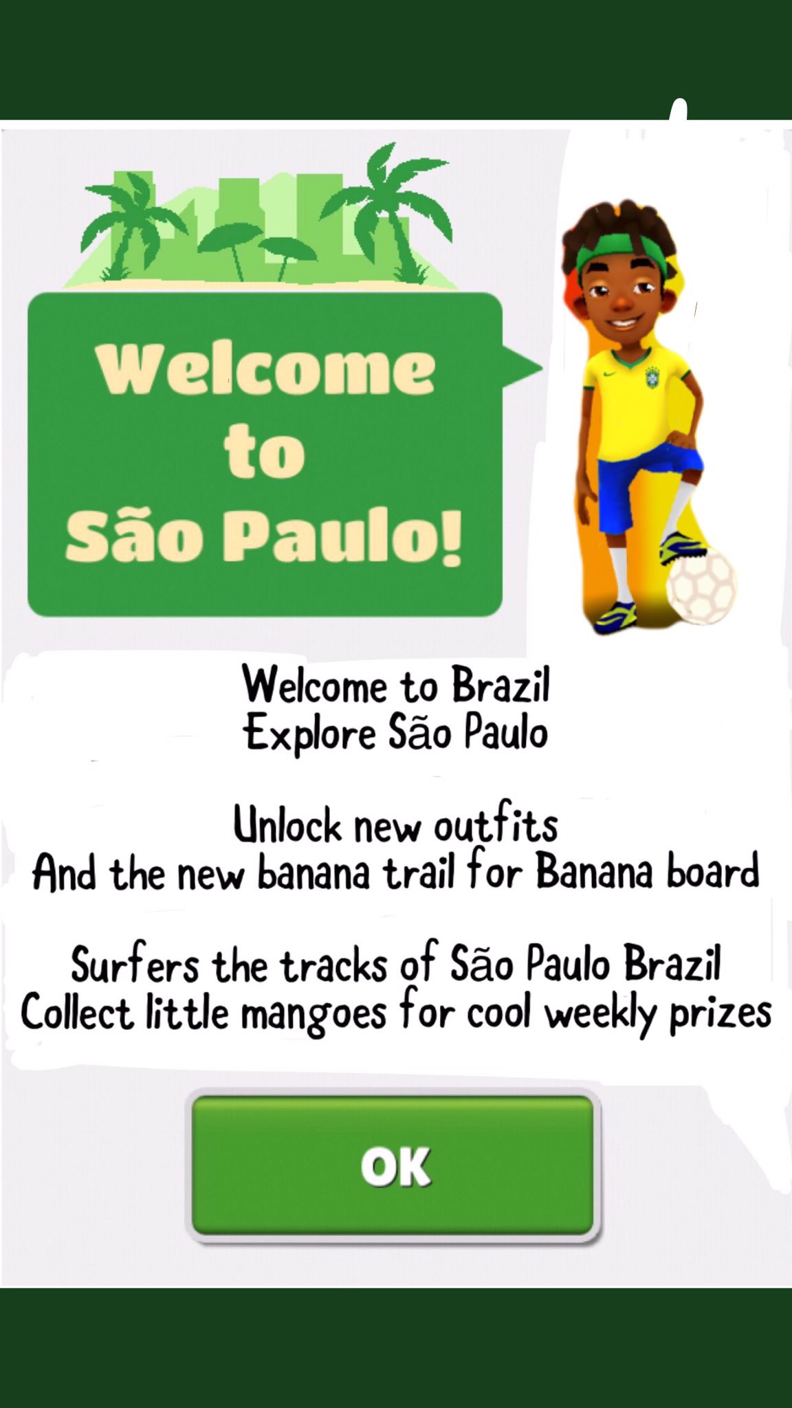 Subway Surfers Catches Soccer Fever In São Paulo For 2014 World Cup