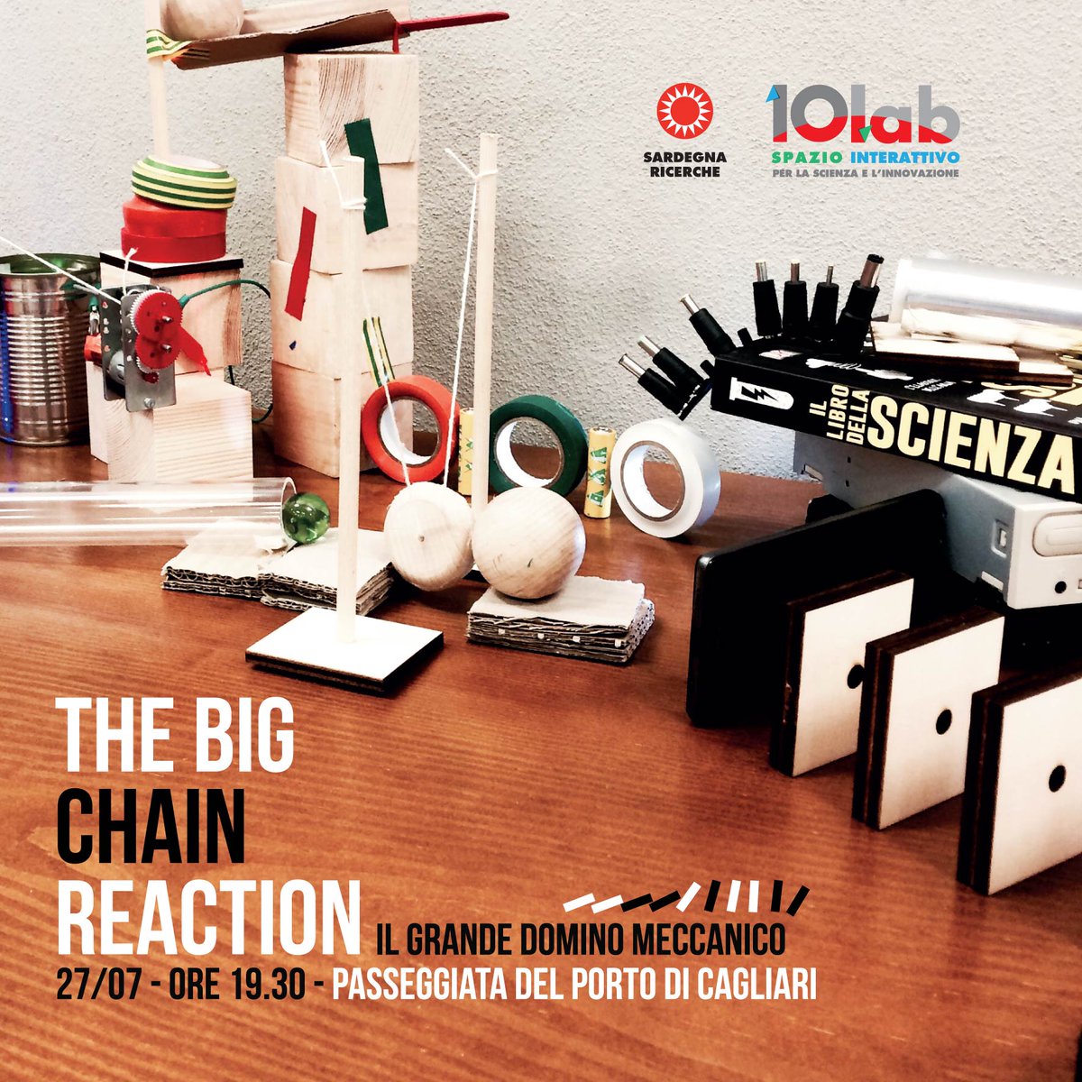 Comune_Cagliari's tweet photo. Estate #10lab idee fresche per teste calde! grande domino nel Porto di #Cagliari porta la tua creatività il 27/7 https://t.co/n5weEkm8kc https://t.co/YP9inz79cw