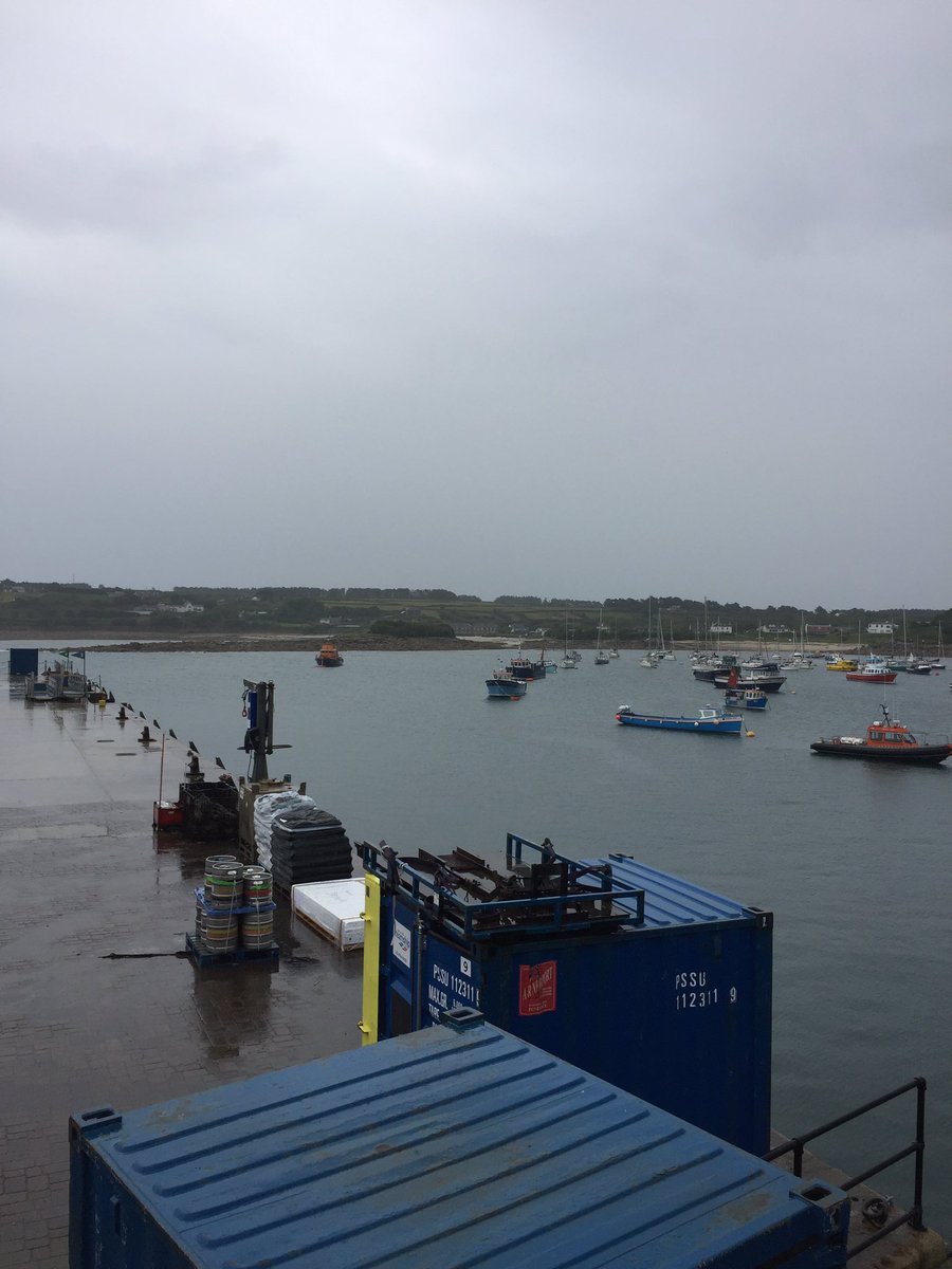 StMarysHbr's tweet photo. A (very) wet start to the day here @StMarysHbr https://t.co/X25Z3AJbaW