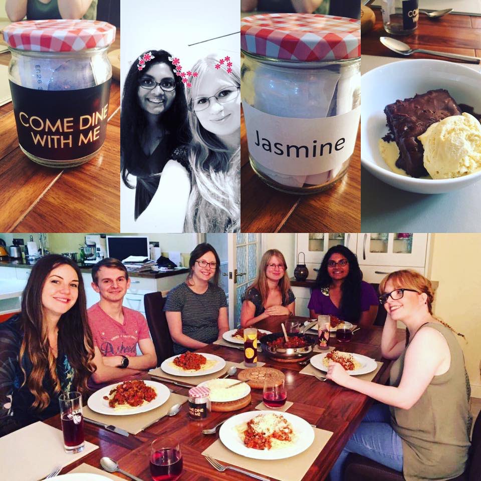 Thanks @JasmineS94 for hosting #ComeDineWithMe last night raising £60 for @NorwichMind 🍝🍷💷