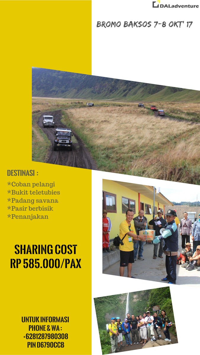 Detail &amp; Register : bit.ly/2vAMuHe
#bromo #bromobaksos #bromosunrise #kawahbromo #bukuitteletubies #padangsavana #penanjakan