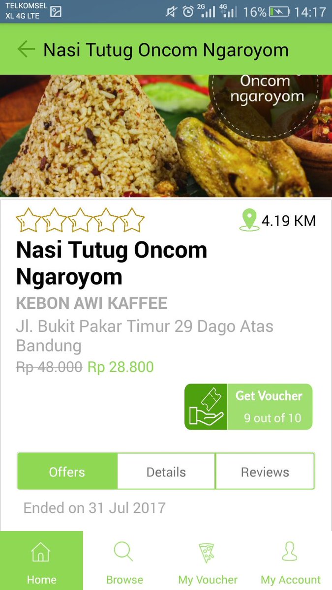 Ada promo Nasi Tutug Oncom Ngaroyom @ Kebon Awi Kaffee. Cobain yuk instal appsnya play.google.com/store/apps/det… <a href="/liputan6dotcom/">LIPUTAN6</a> <a href="/detikfood/">detikFood</a> <a href="/persib/">PERSIB</a>