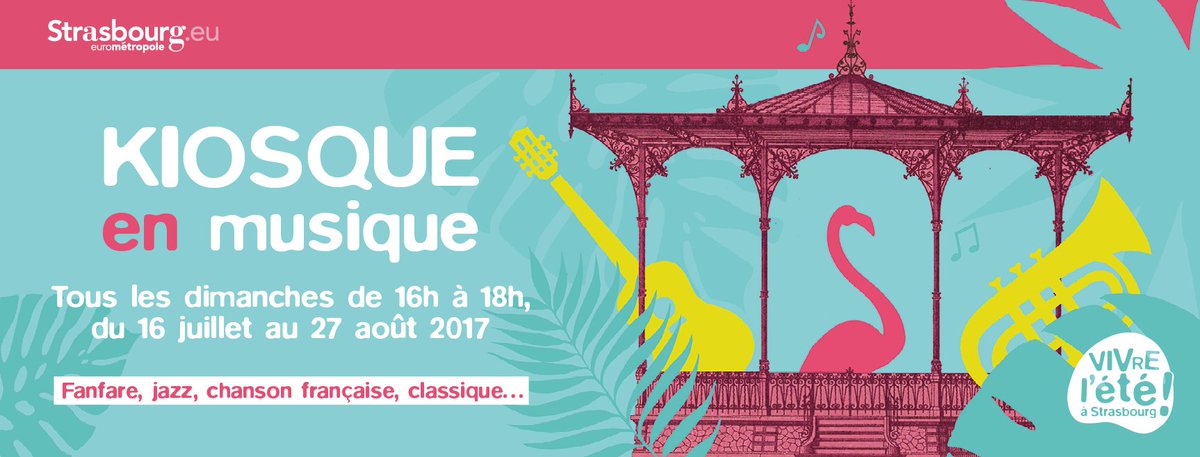 strasculture's tweet photo. #Kiosque en #musique ça continue dimanche au #Contades de 16h à 18h avec le boys band #FunkForFun ! > https://t.co/WffqKHuyCy https://t.co/n8BEa54yRk