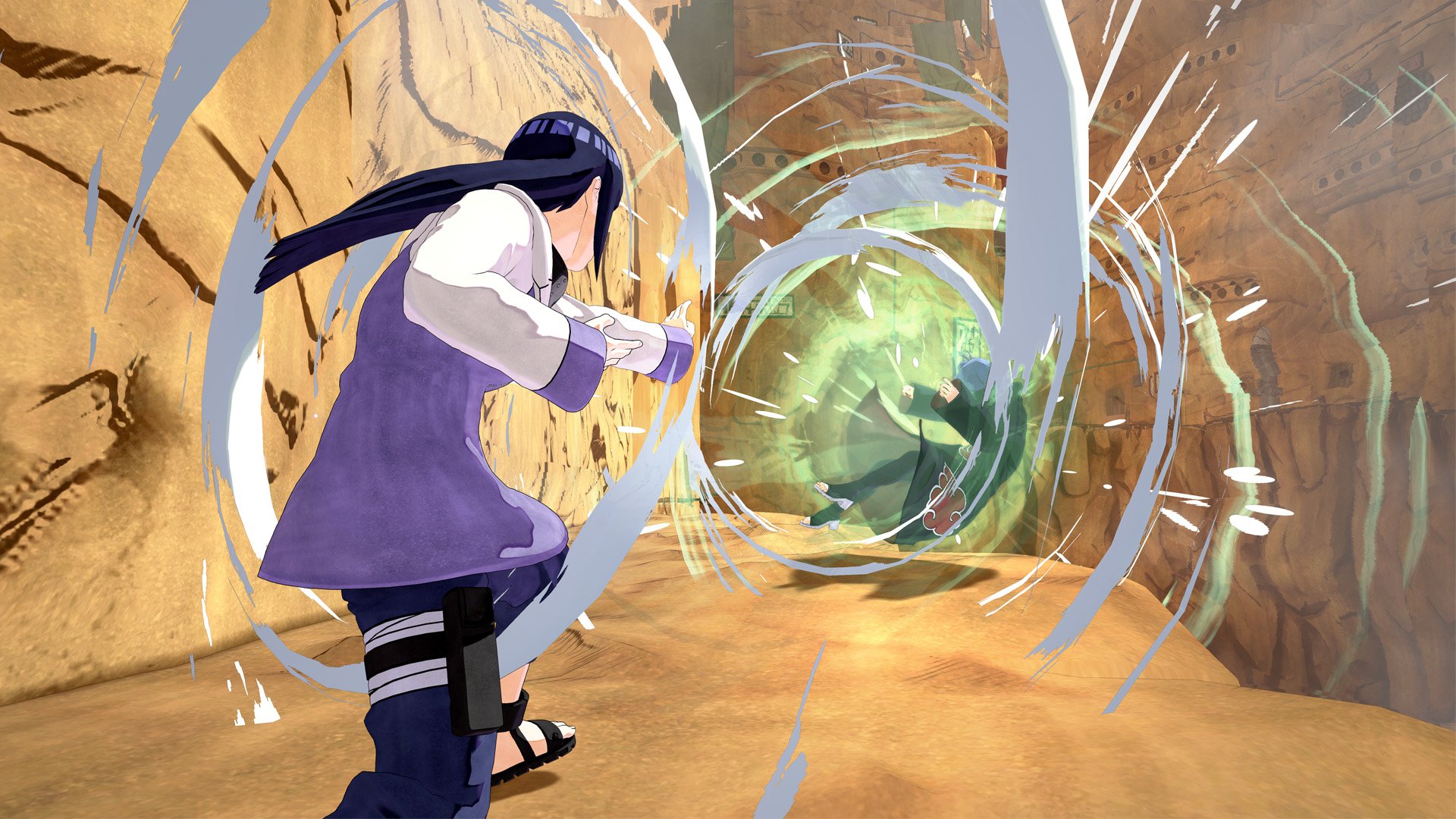 Rock Lee e Hinata em Naruto to Boruto: Shinobi Striker