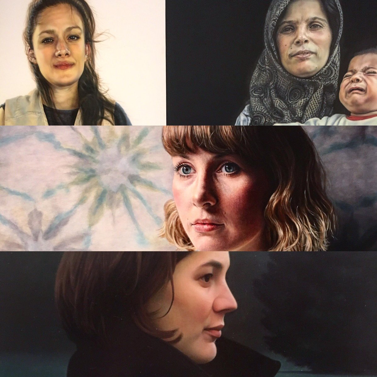 HelloKezza's tweet image. Photorealism is the trend at this years BP portrait awards. Inspirational work.