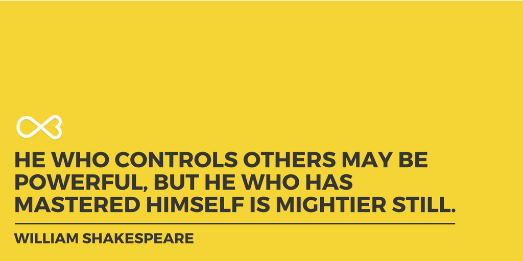 Master yourself. #oneofus #firedupfridays #shakespeare #qotd