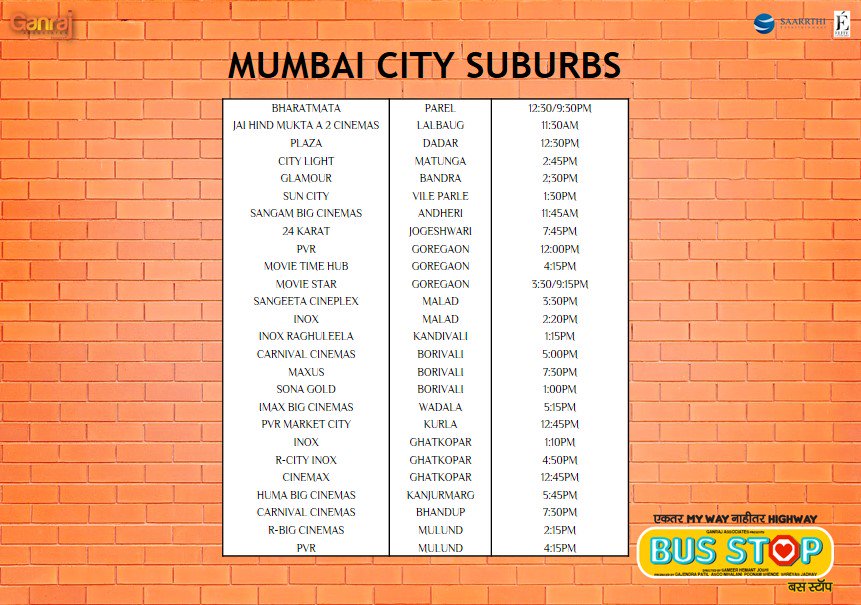 filmbusstop's tweet photo. Bus Stop, आजपासून तुमच्या भेटीला !
#InTheatresNow #BusStop https://t.co/pUPhAoly33