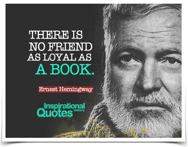 LecracPalencia's tweet photo. "No hay un amigo tan fiel como un libro", #TalDiaComoHoy nació #ErnestHemingway https://t.co/AMW7UBlXFE