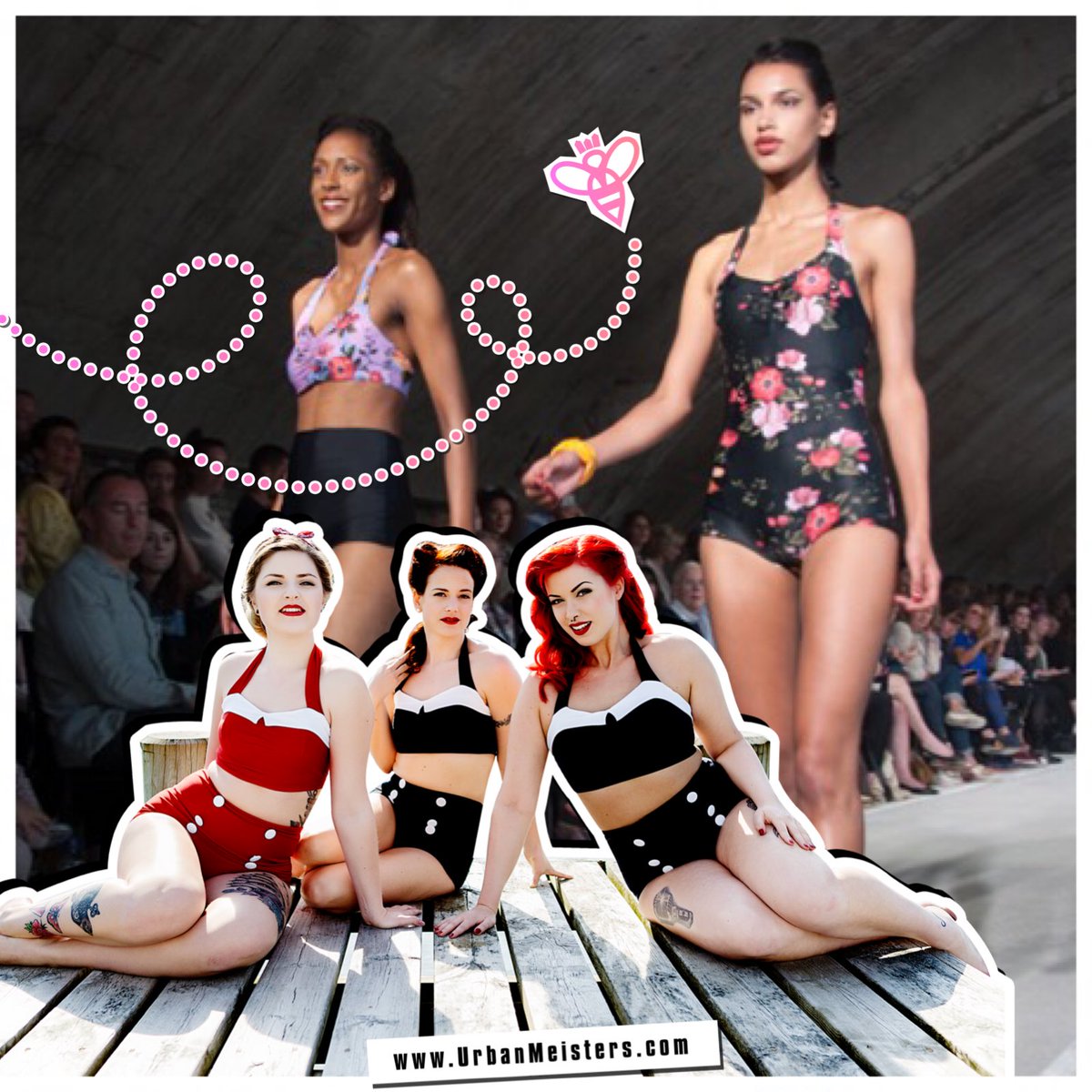 UrbanMeisters's tweet photo. #TwoOfAGreenKind #1 Get #vintagestyle #sustainable #figureflattering #swimsuits by Miss Janna made from @ECONYL @ https://t.co/MQvkwS2Xvu https://t.co/9VpRXM9De5