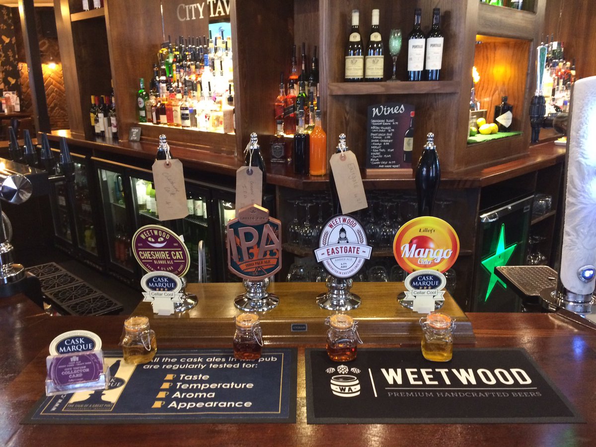 On and ready 😁20% off with Camra card @CAMRACaSC  <a href="/weetwoodales/">Weetwood - Cheshire's Brewery & Distillery</a> <a href="/CityTavernChest/">City Tavern Chester</a> plus stamp collector 🍺 🍻