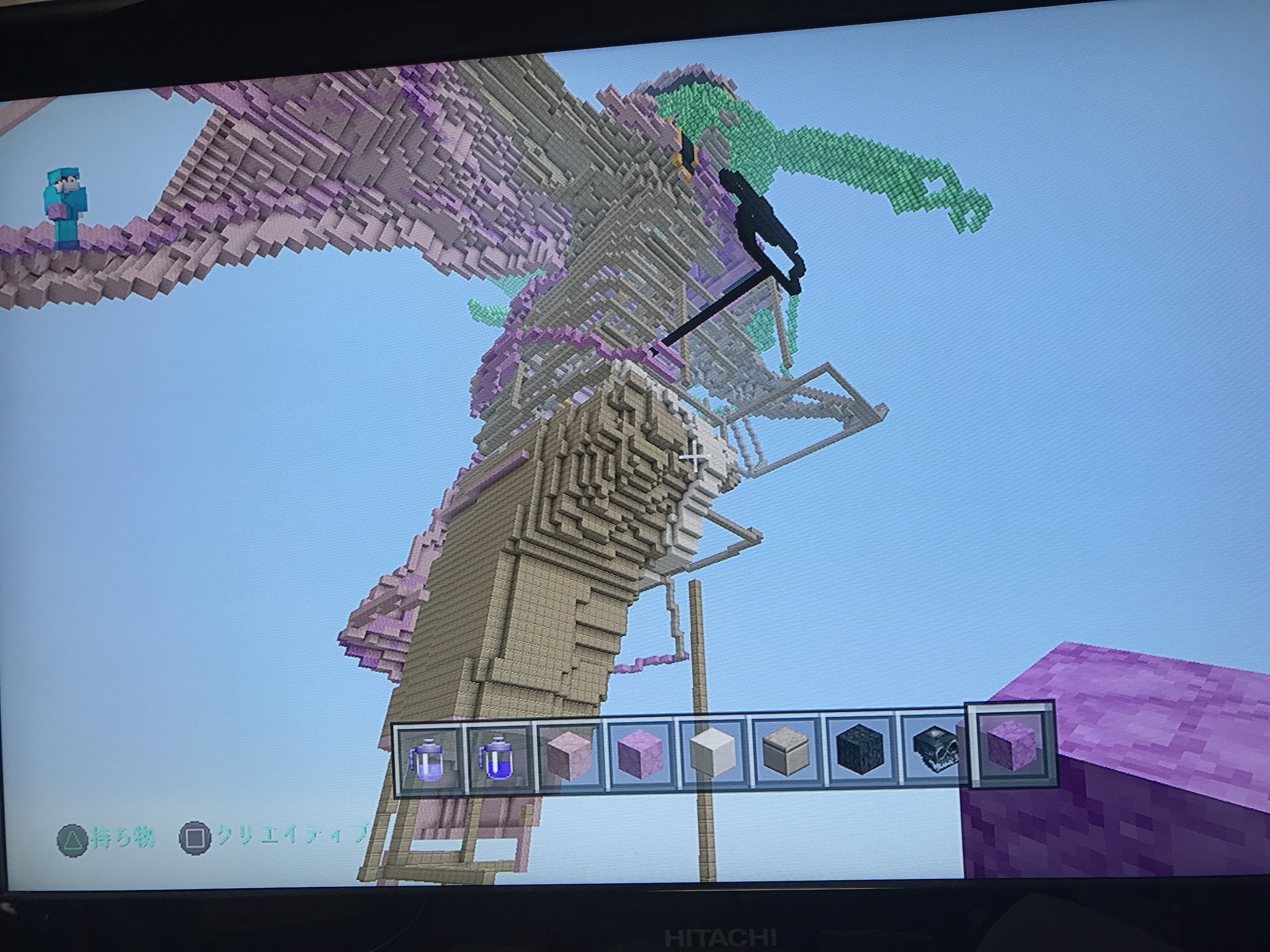 蕈 涅銘 くわたけ くろな 小説家になろうーー今年は諸事情でyoutube活動はほぼ休止 Twitter પર ミク像大分形になって来た気がする 総制作時間33時間 Minecraft 初音ミク 千本桜 マイクラ Ps4 T Co Qllufgevtp Twitter