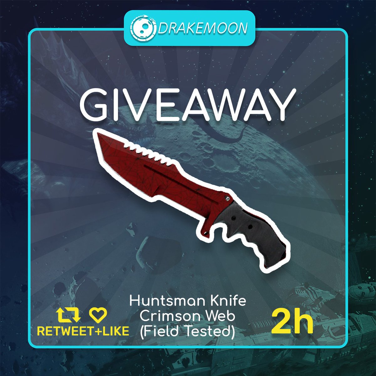 KappaDeals's tweet photo. 🗡️HUNTSMAN CRIMSON WEB FT #GIVEAWAY🗡️

- Follow + RT + Like
- Go https://t.co/uvuFomRaWP
- Go https://t.co/vYlRyVjpti
- Tradelink

#PGLMajor https://t.co/Tb6ruzh2i4
