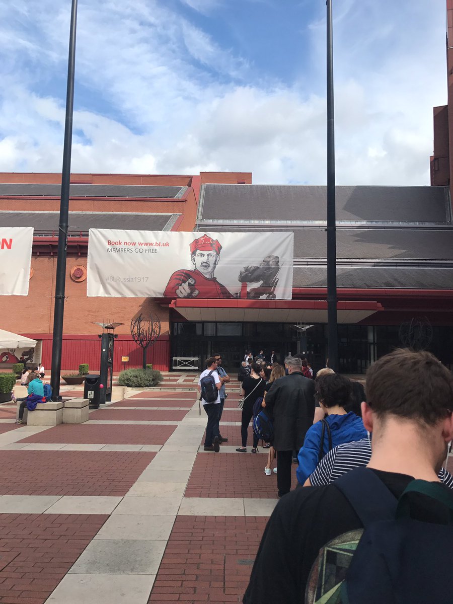 giannako's tweet photo. Yes, it's me waiting in a looong line for mandatory bag checks. 100 yrs later the world is no safer place  #BLRussia1917 #endlessqueue https://t.co/pDDBvlGkIo