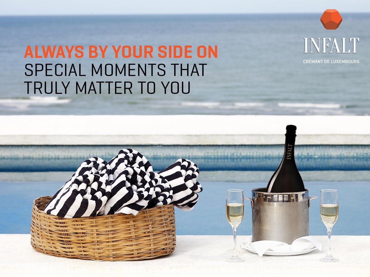 INFALT_'s tweet photo. ☀️Sunshine! - refresh yourself with #INFALT🍾☀️
Do you prefer beach or pool? 🌴👙🐚🕶️
#DiamondBrut #specialmoment #summer #sunshine #holiday https://t.co/JdyTvIJMqb