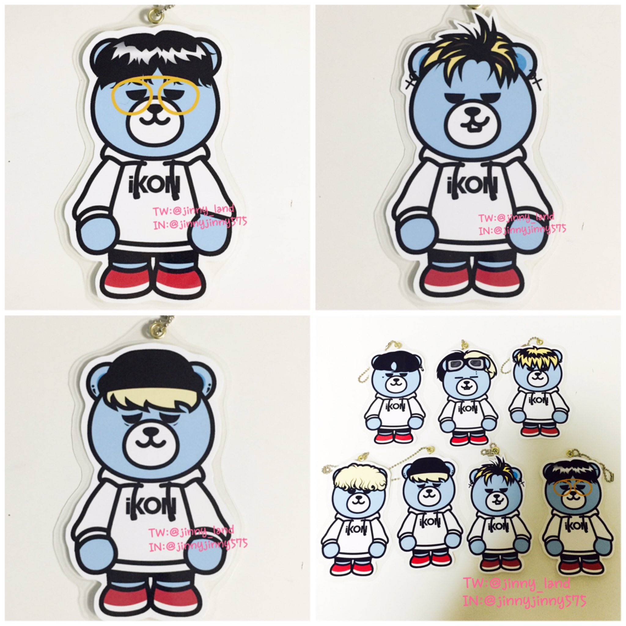 Jinny Ikonクランクしおり 白いパーカーバージョンです エコバッグや痛バッグにポイントでつけるともっと可愛くなります サイズ 約7cm 13 5cm お値段 1つ400円 スマートレターでご発送致します ご注文 お問い合わせはdm下さいませ 宜しくお願い