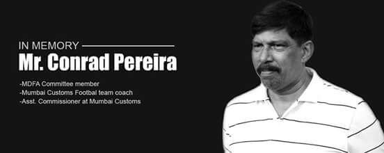 MumbaiFC's tweet photo. The thoughts of everyone at Mumbai FC are with the loved ones of Mr. Conrad Pereira.

May he rest in peace. https://t.co/PwHp2jolLH